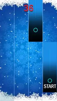 piano tiles magic music blue Screen Shot 1