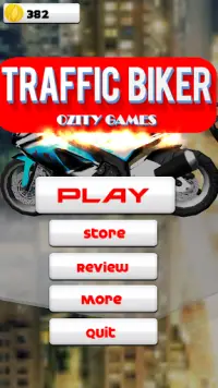 Traffic Biker Screen Shot 4