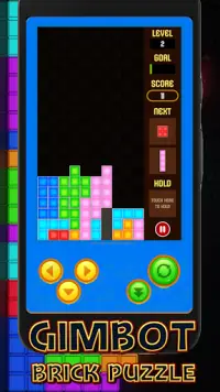 Gimbot - Classic Brick Puzzle Games Screen Shot 4