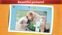 Dogs Jigsaw Puzzle Game Kids Screen Shot 4