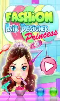 Princess Hair Fashion Design Screen Shot 0