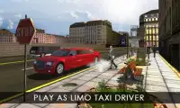 Cidade Limo Taxi Driving Sim Screen Shot 1