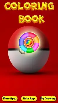 Learn to color Pokemo for kids Screen Shot 0