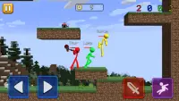 Stickman Survive MultiCraft 3D Screen Shot 3