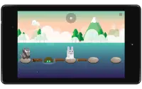 Kaninchen Flucht - Flussüberquerung Spiel Screen Shot 4