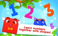أرقام التعلم والأشكال - لعبة للأطفال الصغار Screen Shot 1