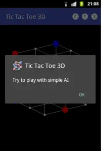 Tic Tac Toe 3D Screen Shot 2