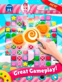 Sweet Sugar Match 3 - Free Candy Smash Game Screen Shot 11