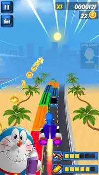 Subway Doraemon Runner Screen Shot 0