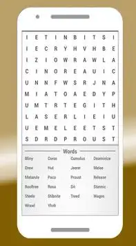 ワード検索クロスワードパズル Screen Shot 0