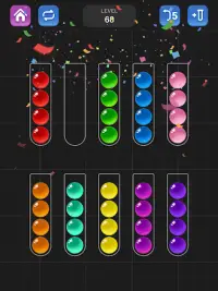 볼 정렬 퍼즐 게임 - 재미있는 색상 정렬 게임 Screen Shot 11