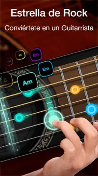 Simulador de guitarra con ritmo libre y juegos Screen Shot 0