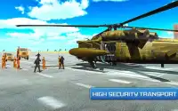 Army Criminals Transport - Polizeiflugzeuge Sim Screen Shot 0