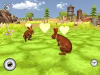 wild pet rabbit animal sims -forest predator craft Screen Shot 8