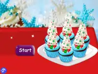 Cooking Cup Cake Winter Screen Shot 0