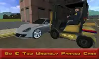 City Towing Truck Drive - Car Pull Police Duty Sim Screen Shot 2