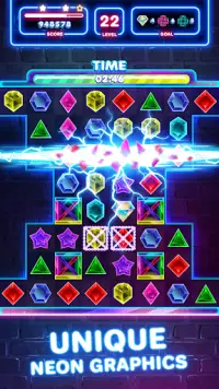 Jewels Quest 2 - Sci-Fi Match 3 Puzzle Screen Shot 0