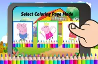 Art peppa Coloring Page Pig Cartoon Screen Shot 2