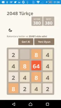2048 Türkçe Screen Shot 0
