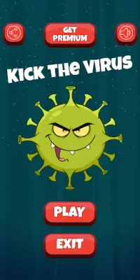 Kick the Virus: Kill The Virus Attack Shooter Screen Shot 0