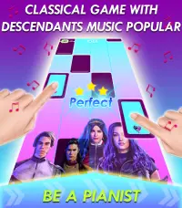 Piano Game Music: Descendants 3, 2 and 1 Screen Shot 1