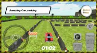 3D Red Car Parking Screen Shot 2