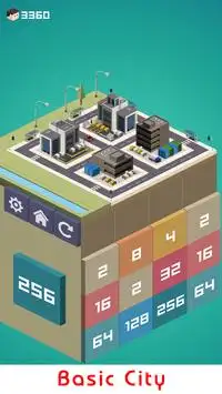 City 2048 - Build Town Puzzle Screen Shot 0