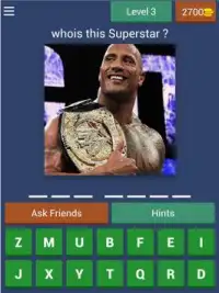 wrestlers names quiz game Screen Shot 10