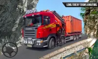 Simulador de transporte de caminhão real off-road Screen Shot 2
