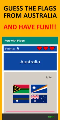 Fun with Flags - Flags game and Flags trivial Screen Shot 6