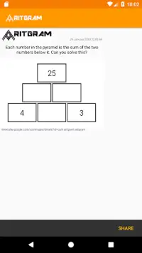 Aritgram - Pyramid Sums Cross Math Puzzle Screen Shot 4