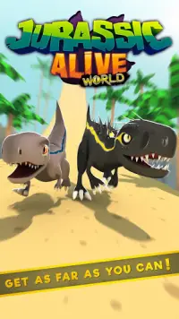 Jurassic Alive: World T-Rex Игра динозавров Screen Shot 4