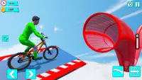 BMX Bicycle Mega Ramp Adventure- Speed Stunts Screen Shot 4