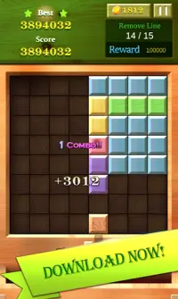 Block Puzzle Wood 88 : Free Screen Shot 2