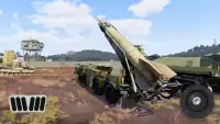 الجيش قاذفة صواريخ 3D شاحنة: الجيش الالعاب شاحنة Screen Shot 3