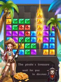 Blocco gioiello del pirata puzzle Screen Shot 0