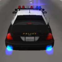 3Dを運転している警察の車