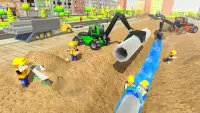 Construction City Excavator: Construction Sim Game Screen Shot 0