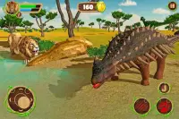 singa tertinggi vs dinosaurus: petualangan liar Screen Shot 13