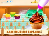 甘い カップケーキ ショップ -  子供たち 料理 ゲーム Screen Shot 3