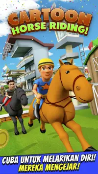 Cartoon Horse Riding Game Screen Shot 4