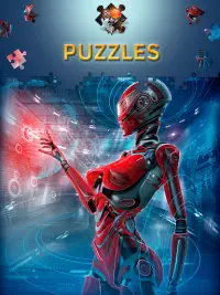 Robot Puzzle Game Free 2019 Screen Shot 0