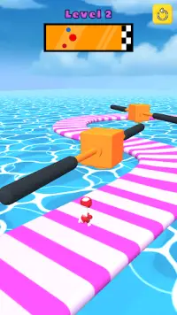 Doodle Fun Run - Wacky Ladder Fun Race 3D Screen Shot 1