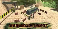 winter Army Bus Driver Simulator 2018 Screen Shot 1