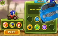 Super Sonic Kart Go Race: Free Car Racing Game Screen Shot 1