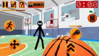 Stickman Teacher. Basketball Basics عربى Screen Shot 0