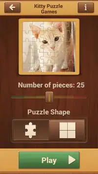 Cute Kitty Puzzle Games - Free Jigsaw Puzzles Screen Shot 6