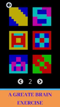 Strategy puzzle Color-Block : Brain Challenge Screen Shot 1