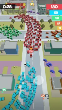 Crowd Drift Cars City io Screen Shot 1
