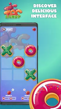 Candy Tic Tac Toe Screen Shot 1